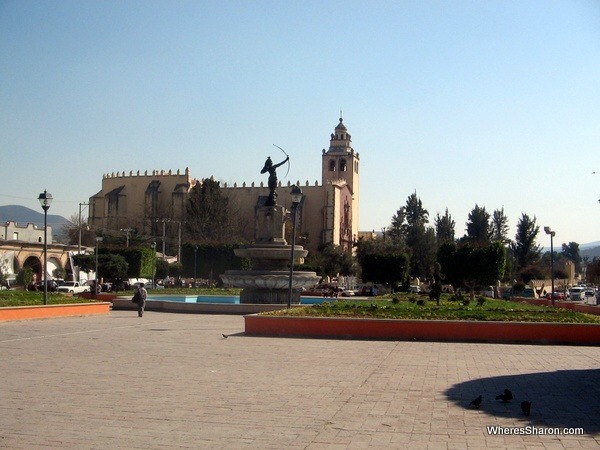 Main square in Ixmiquilpan