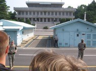 Checking out the North Korean border…