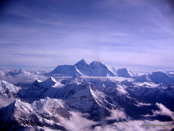 Mt Everest on a scenic flight