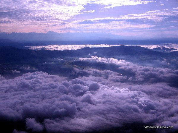 Views from the aborted scenic flight to Mt Everest