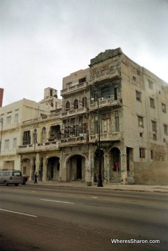 Buildings on the Malacon havana