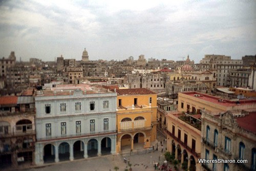 View from Camara Oscura in old havana