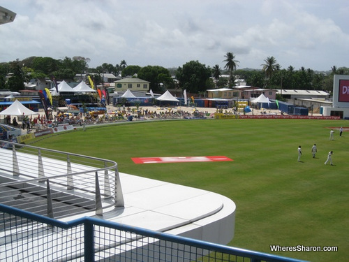 party stand at barbados cricket