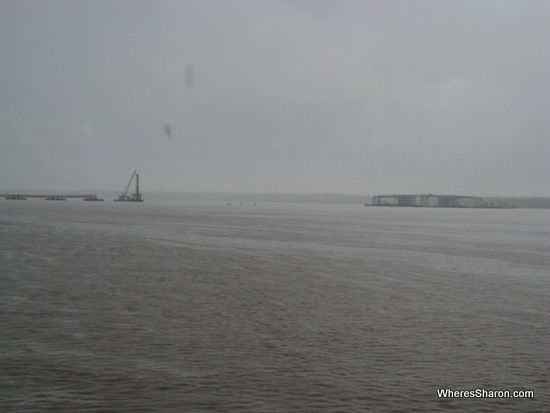 Berbice river at Guyana Suriname border