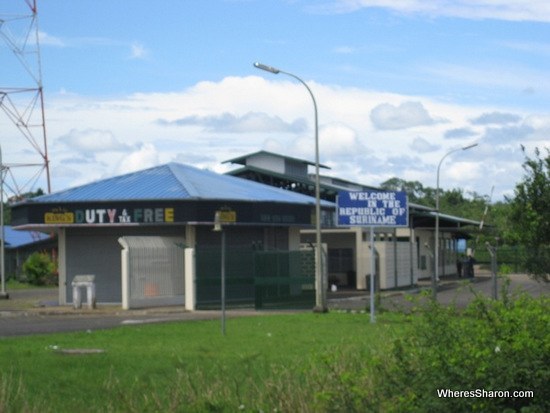 Guyana Suriname border post