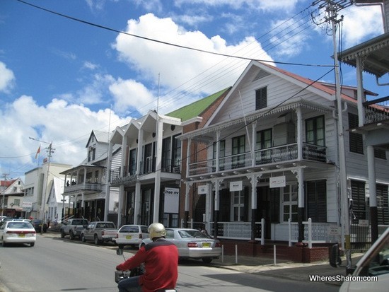 Streets of Paramaribo suriname