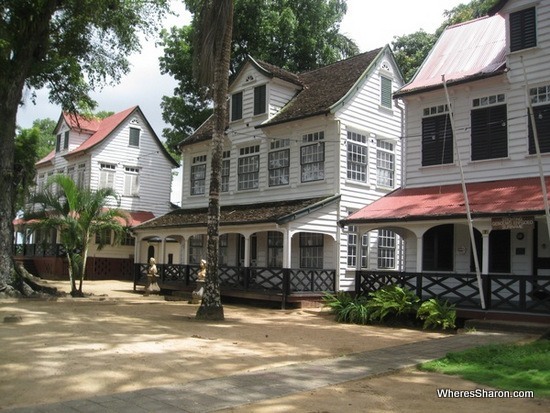 Buildings at Fort Zeelandia paramaribo