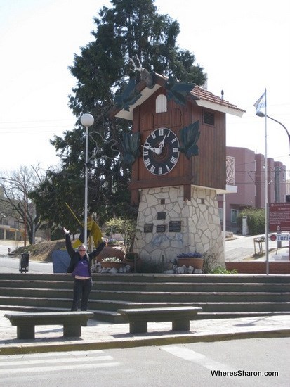 cuckoo clock in Villa Carlos Paz