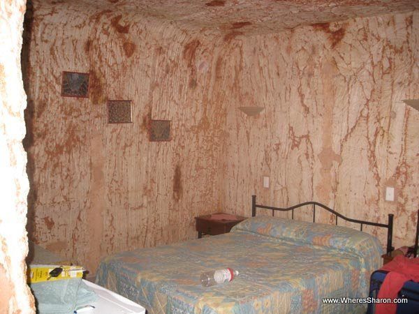 Part of our underground hotel room in coober pedy