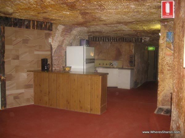 Underground home with kitchen in coober pedy