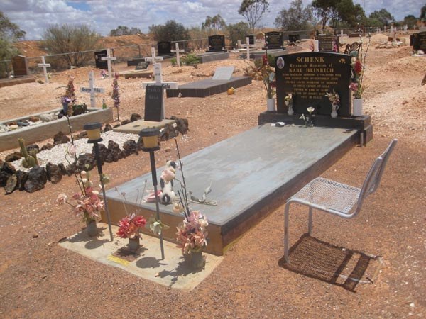 Cemetary in coober pedy