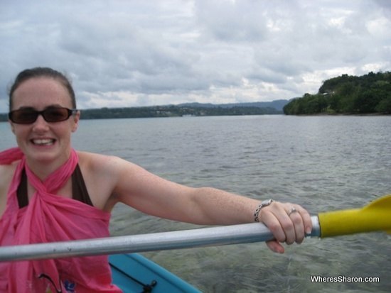 Kyaking around Iririki Island Resort Vanuatu