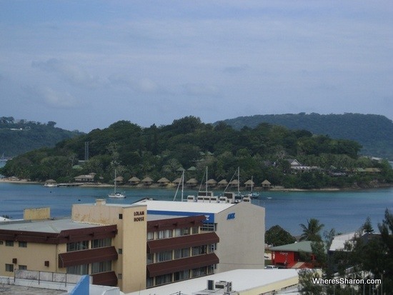 Views of our resort from Port Vila