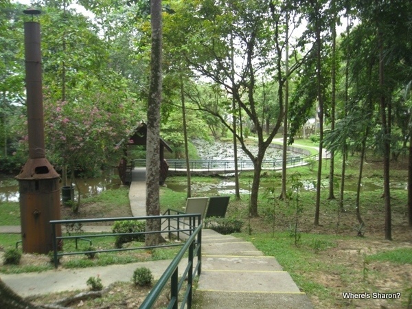 the gardens in Sandakan War Memorial