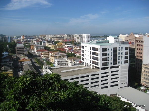 Views of Kota Kinabalu and water