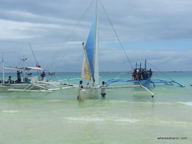 water activities in boracay