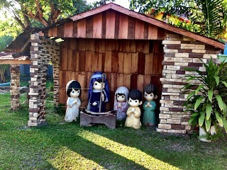 Nativity scene at Sampaguita Garden Resort New washington kalibo