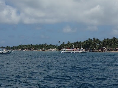 Shoreline by Caticlan from boat to boracay