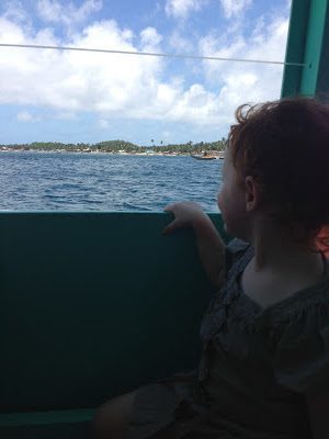 On the ferry to Boracay