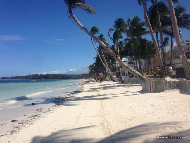 vacations boracay at the beach