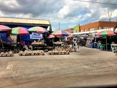 Market near the pier in Bacolod Philippines