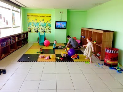 Toddler playroom at Iloilo airport Philippines