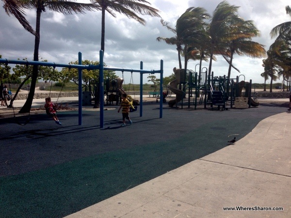 playground in Lummus Park, South Beach