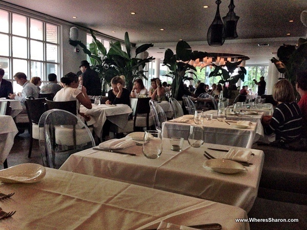 The inside of a Cuban restaurant in Lincoln Road mall