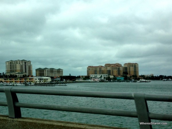 View of river and Clearwater from road