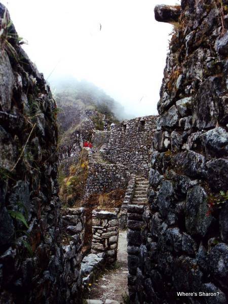 ruins on the inca trail peru