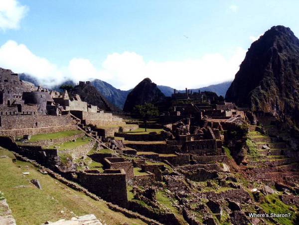 Macchu Picchu after hiking the inca trail