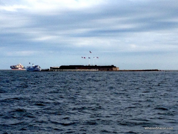 Fort Sumter from the ferry.