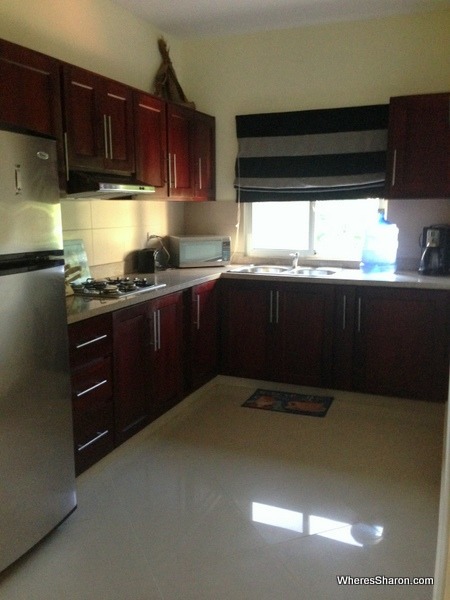 kitchen in vacation rental cabarete