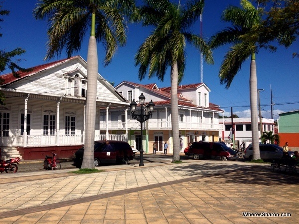 Parque Central buildings on things to do in Puerto Plata excursion