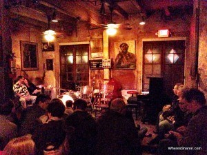crowd of people waiting for jazz performance to start at Preservation Hall