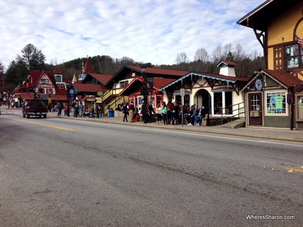 Street in Helen GA