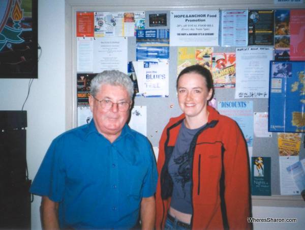 Standing with alan williams in liverpool hostel for international beatles week