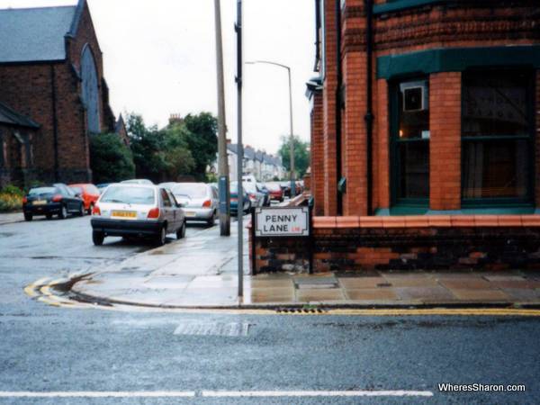 street sign saying penny lane