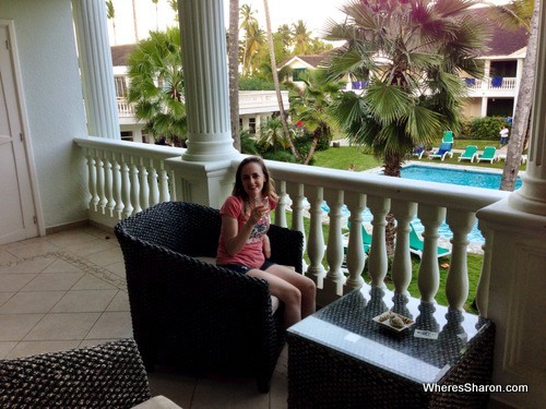 balcony at albachiara hotel las terrenas