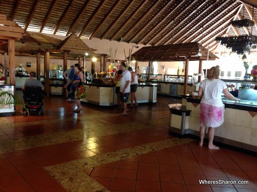 Buffet restaurant at the Grand Marien all inclusive costa dorada