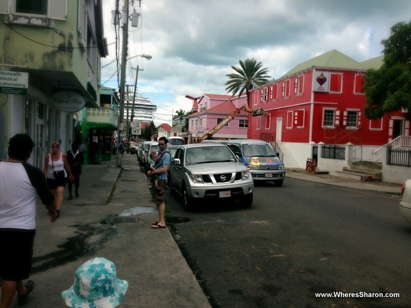 Walking the streets of St Johns antigua