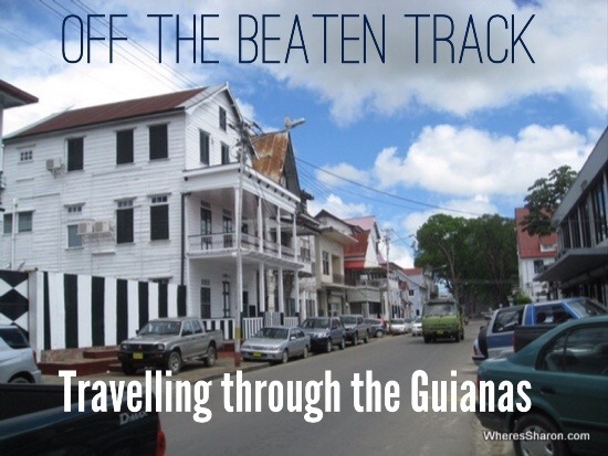 Streets of paramaribo in suriname