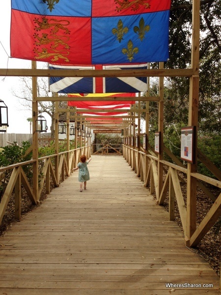 The many flags that have flown over St Augustine FL