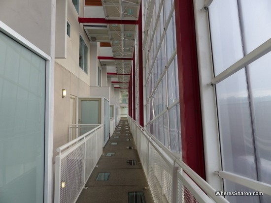 hallway in the sullivans cove apartments