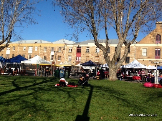 tasmania what to see at Salamanca Market