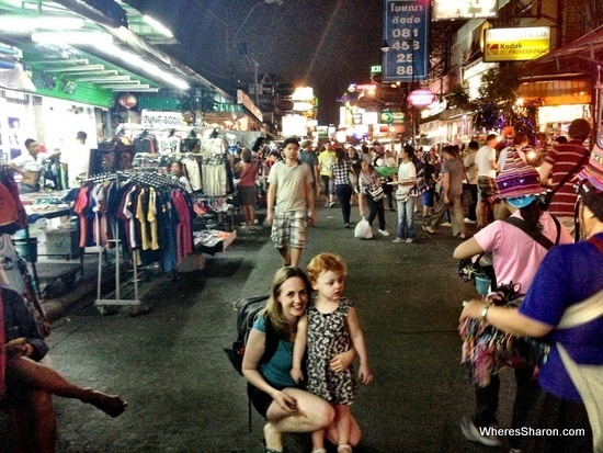 bangkok khao san road with kids