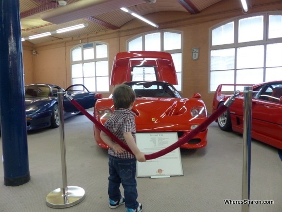 Checking out cars at Fox Car Collection Docklands