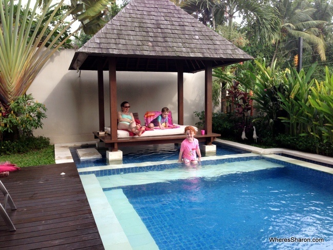 pool at ubub family house