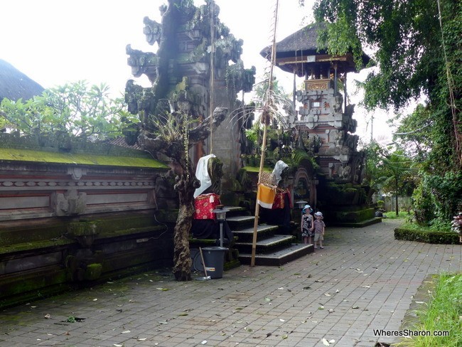 temple for bali kids activities