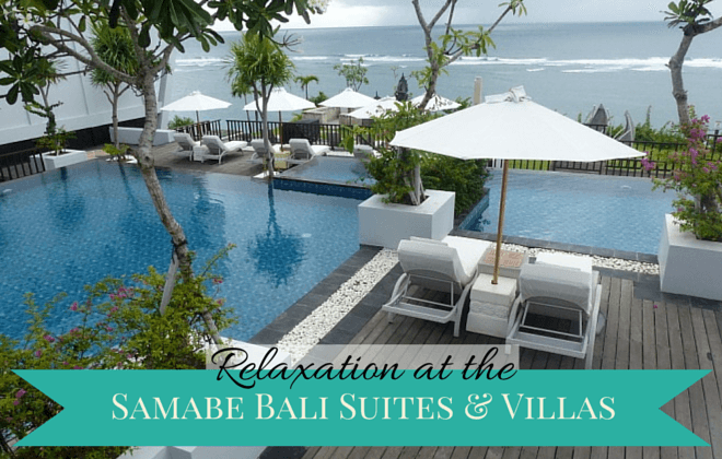 relaxation at the Samabe Bali Suites & Villas